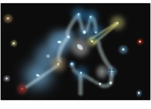 Unicorn constellation made up of differing star ages